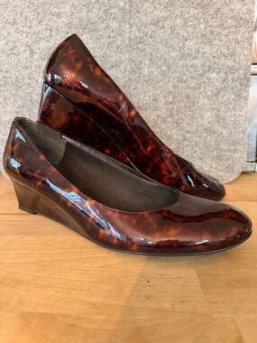 Tortoise Shell Stuart Weitzman Wedge